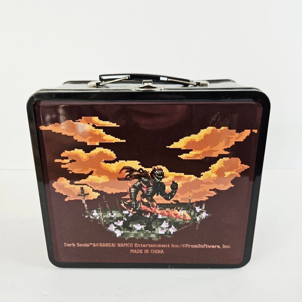 Dark Souls Loot Crate Exclusive Limited Pixel Art Lunch Box Tin Metal Storage